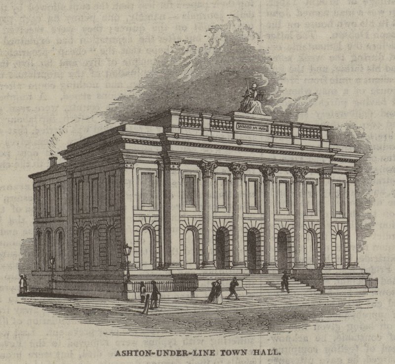 Rathaus von Ashton-under-Lyne von English School