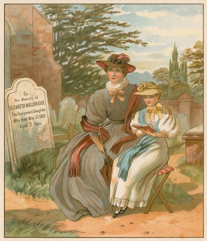 Am Grab der Tochter des Milchmanns von English School