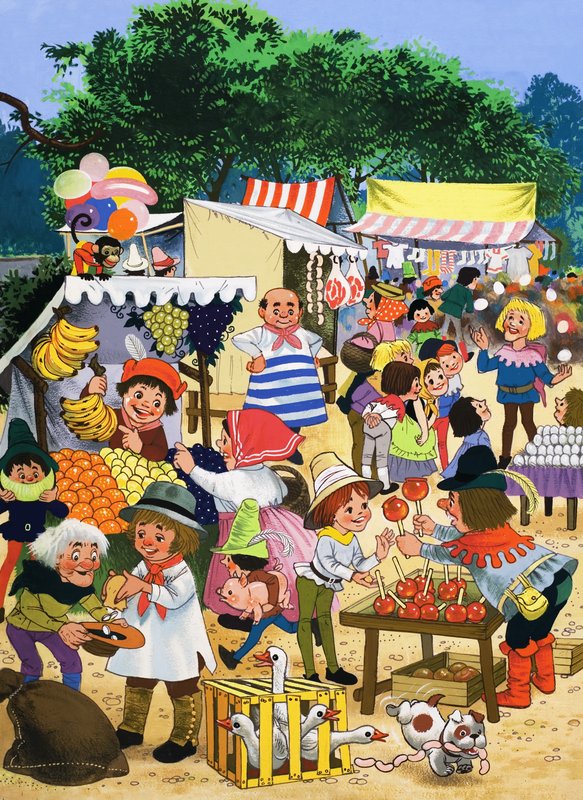 Auf dem Markt von English School