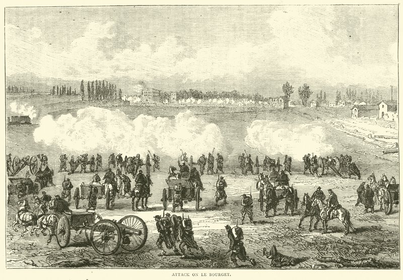 Angriff auf Le Bourget, Dezember 1870 von English School
