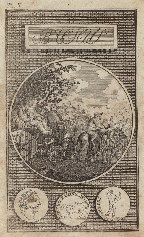 Bacchus, antiker römischer Gott des Weins von English School