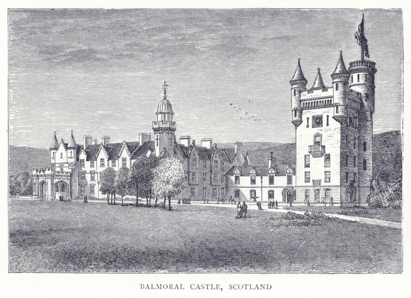 Balmoral Castle, Schottland von English School