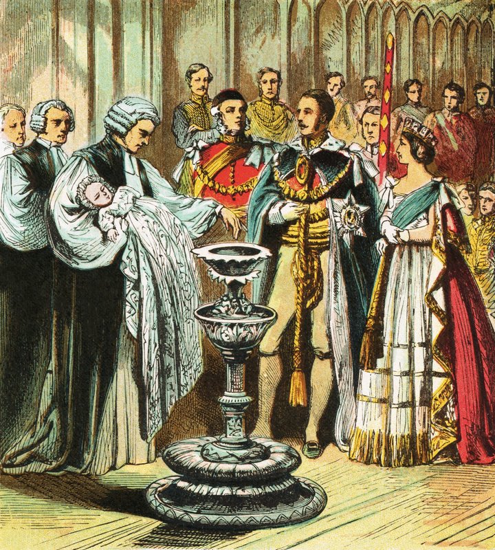 Taufe des Prinzen von Wales von English School