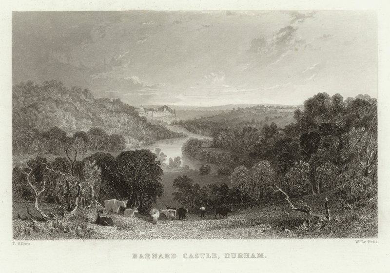 Barnard Castle, Durham von English School