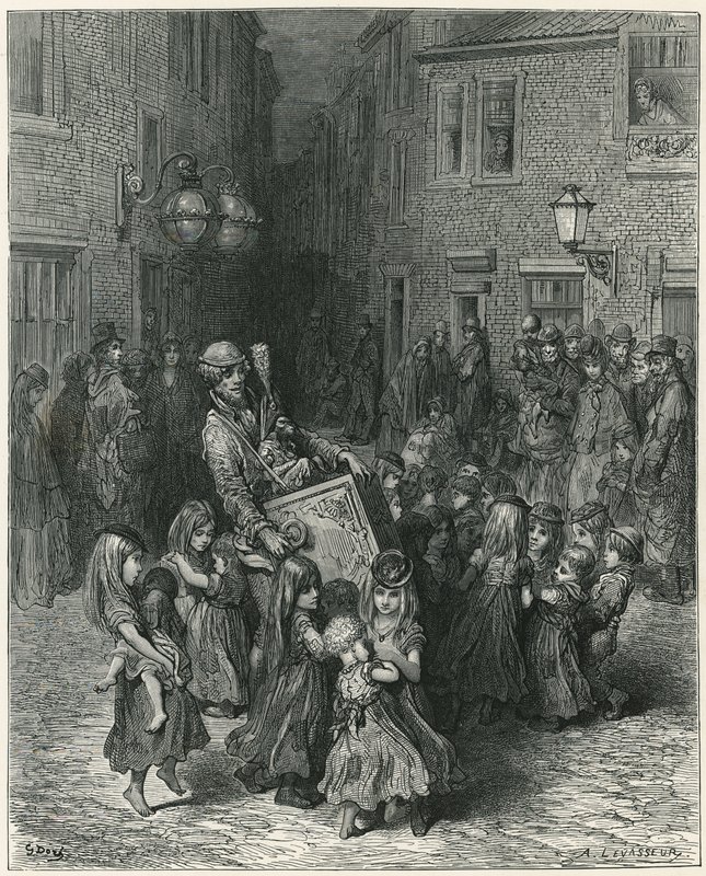 Drehorgel von English School
