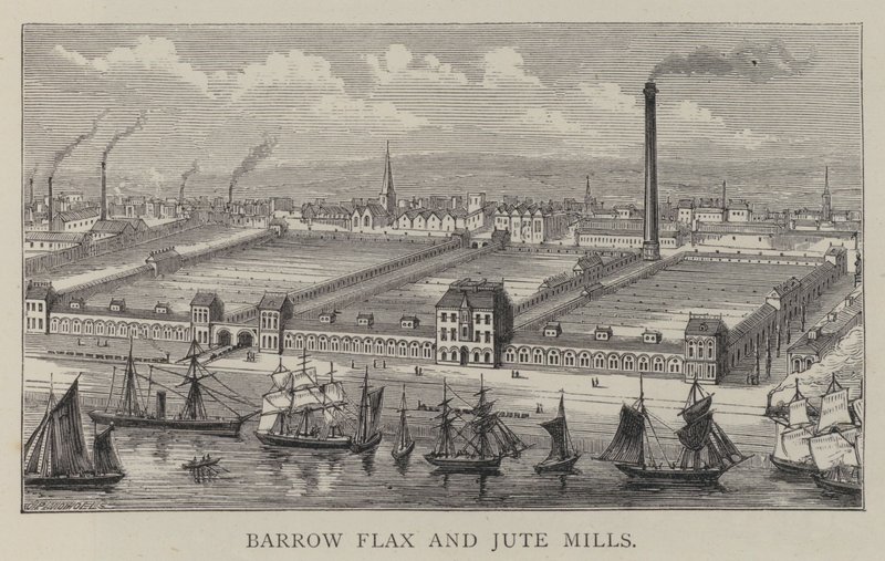 Barrow Flachs- und Jutemühlen von English School