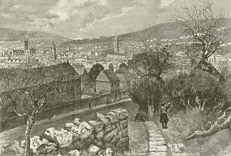 Bath, von Beechen Cliff von English School