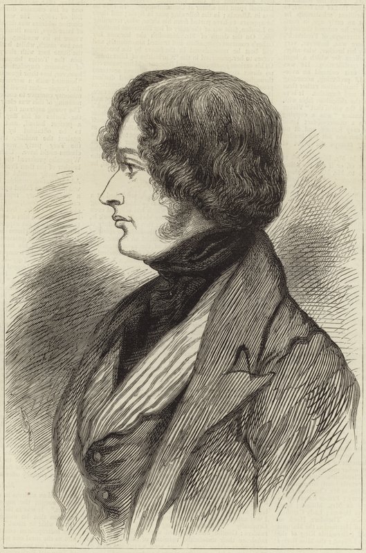 Benjamin Disraeli im Jahr 1837 von English School