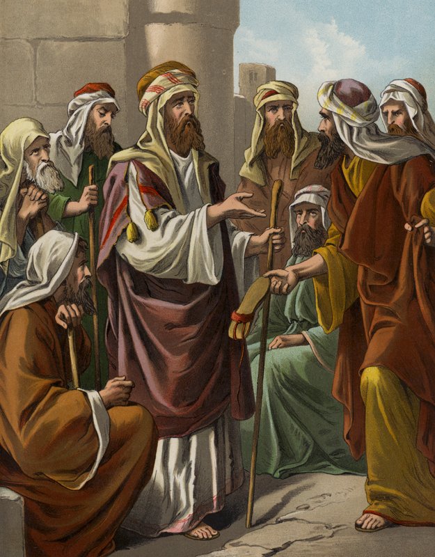 Boas kauft das Erbe von Elimelech von English School