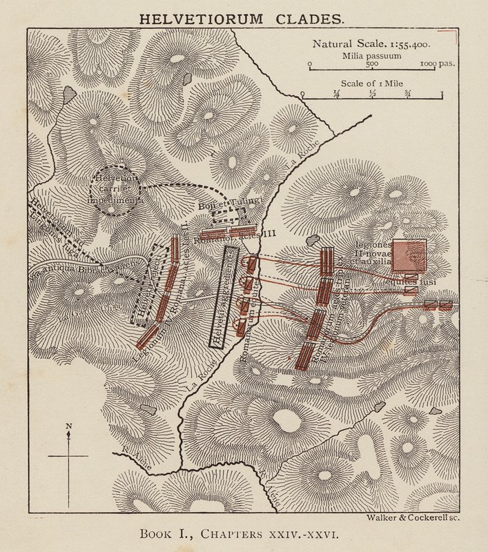 Caesar, Gallischer Krieg: Helvetiorum Clades von English School