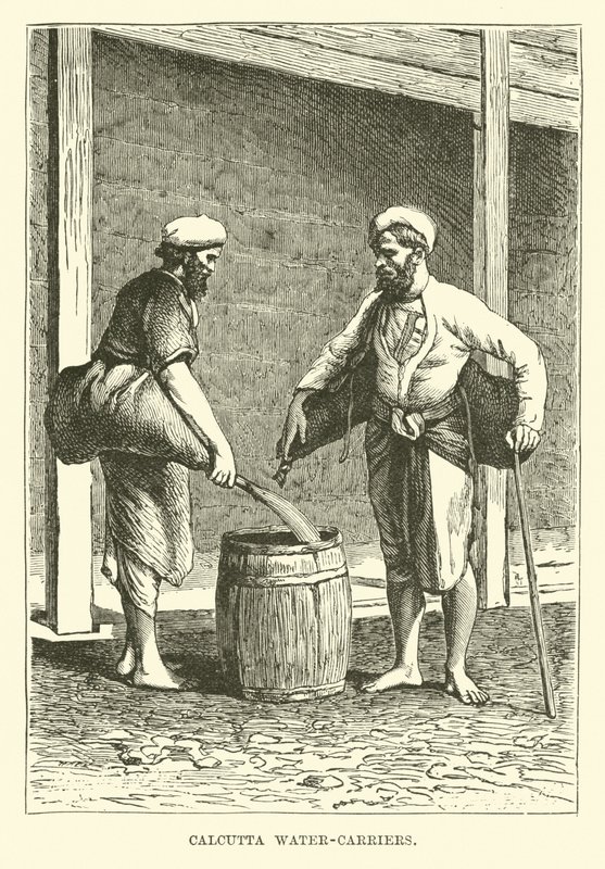 Kalkutta Wasserträger von English School
