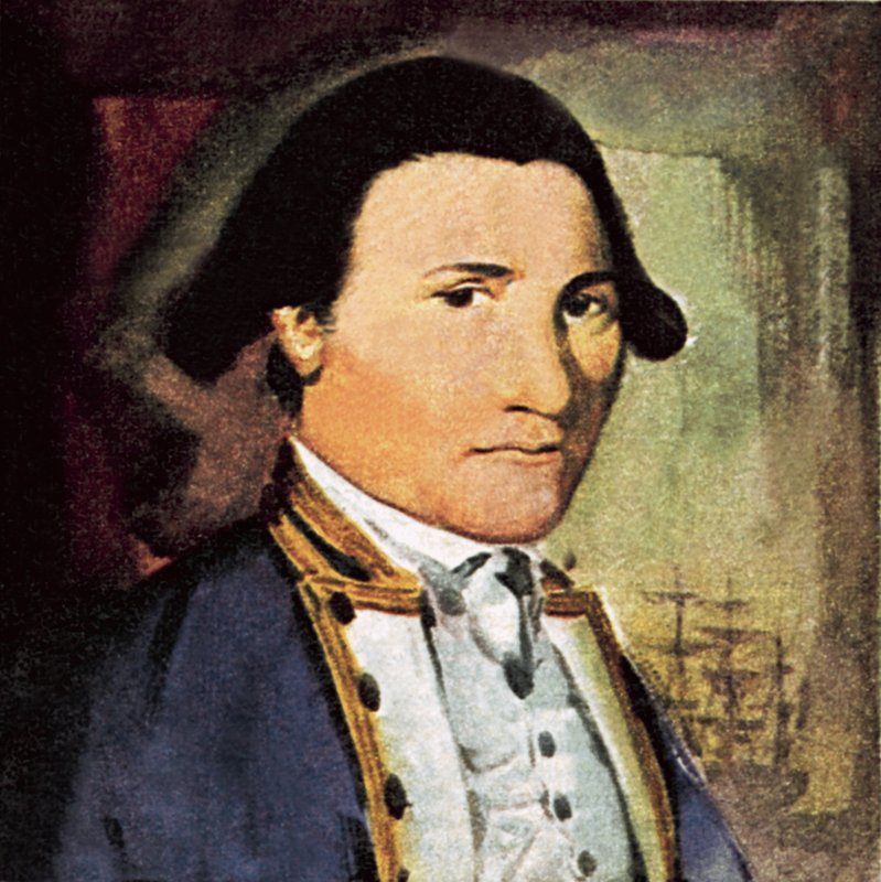 Kapitän James Cook von English School