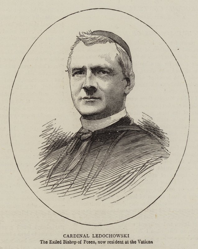 Kardinal Ledochowski (Gravur) von English School
