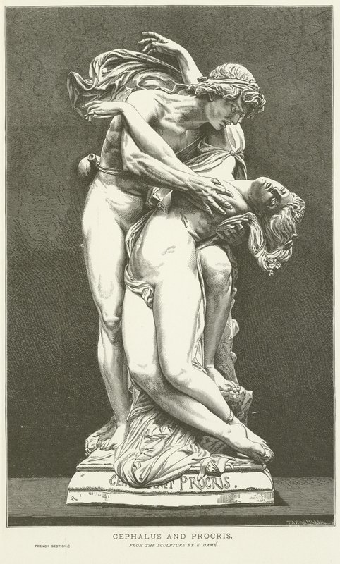 Cephalus und Procris von English School