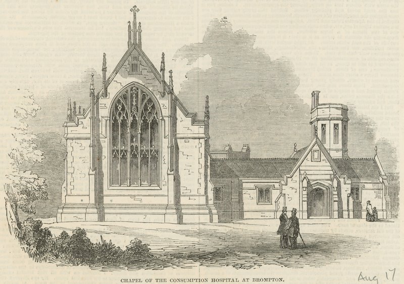 Kapelle des Consumption Hospital in Brompton von English School