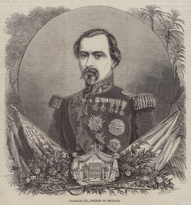 Karl III., Prinz von Monaco (Stich) von English School