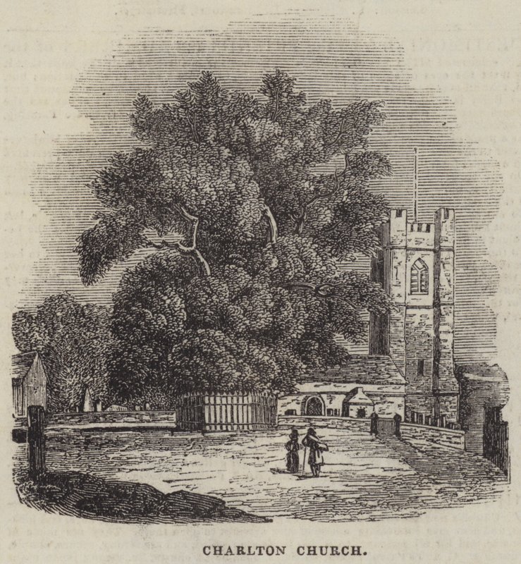 Charlton Kirche (Stich) von English School