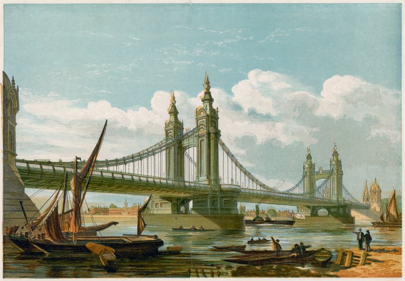 Chelsea-Hängebrücke von English School