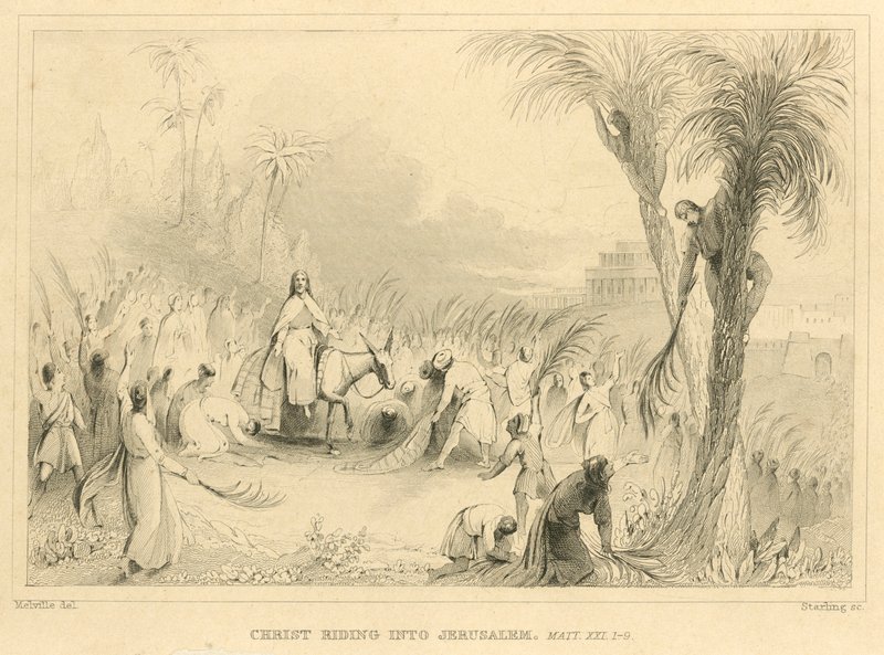 Christus reitet nach Jerusalem, Matthäus XXI von English School