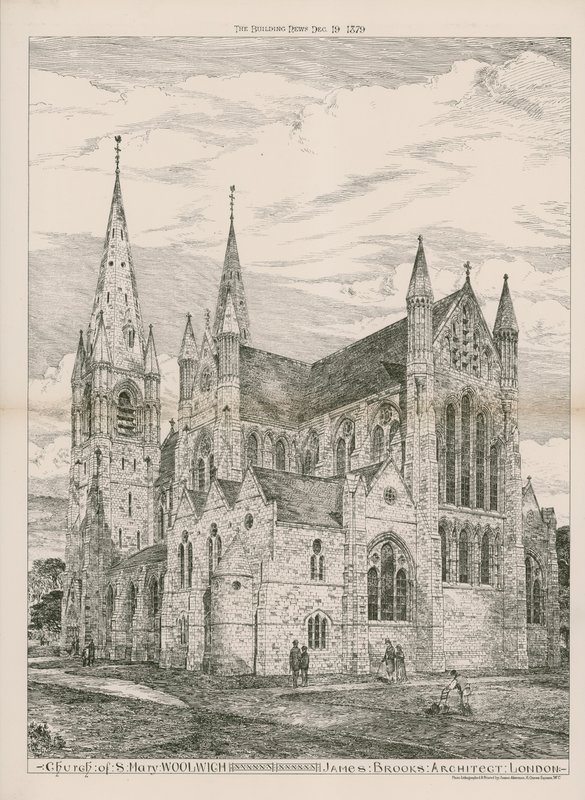 Die Kirche St. Mary in Woolwich von English School