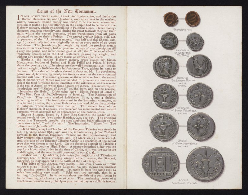 Münzen des Neuen Testaments von English School