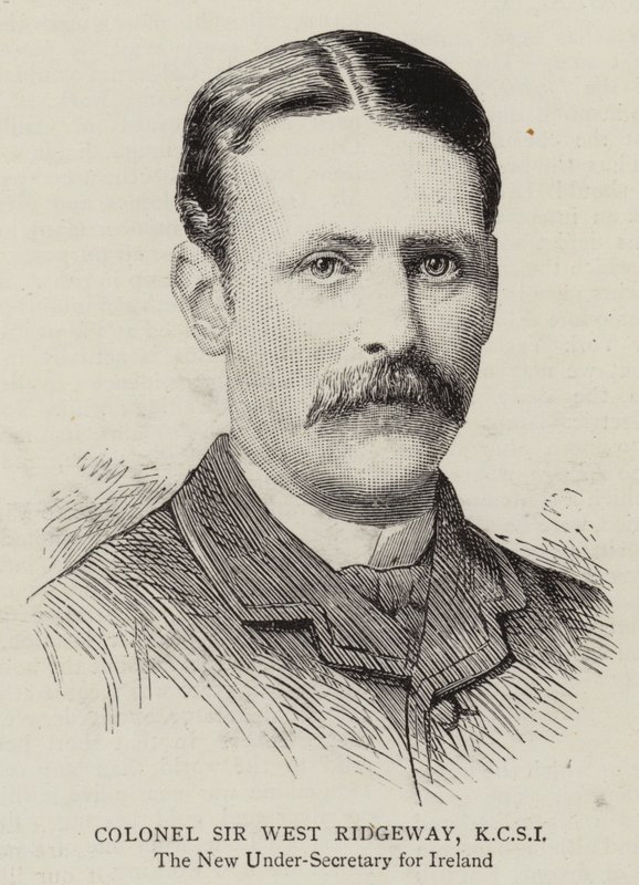 Oberst Sir West Ridgeway, KCSI (Gravur) von English School