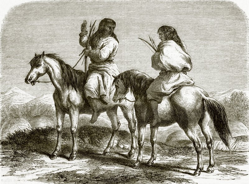 Comanche-Indianer von English School