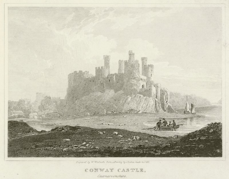 Conway Castle, Caernarvonshire von English School