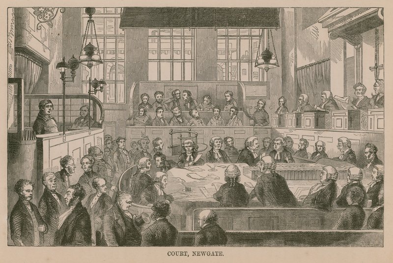 Gericht, Newgate von English School