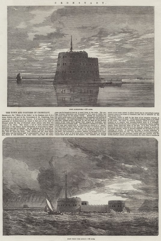 Kronstadt (Gravur) von English School