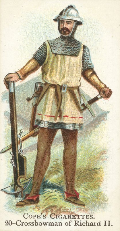 Armbrustschütze, König Richard II. (Chromolithografie) von English School