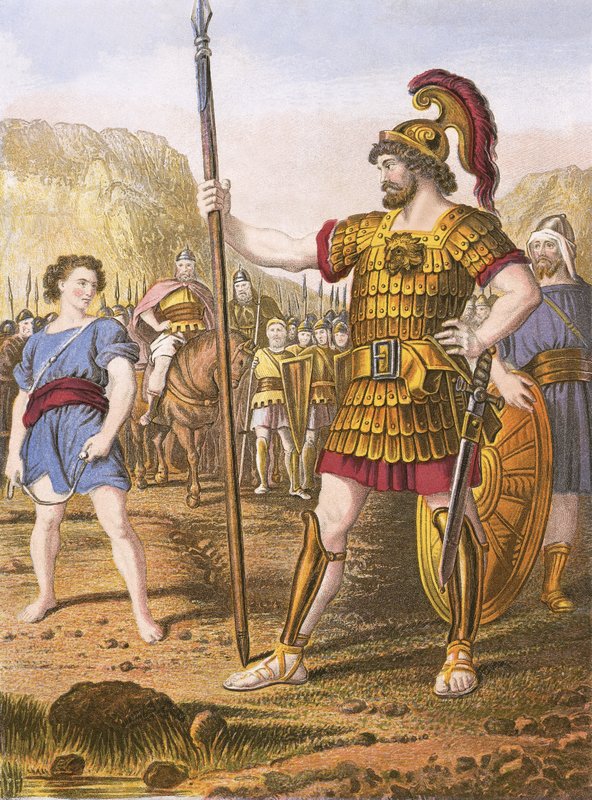David und Goliath von English School