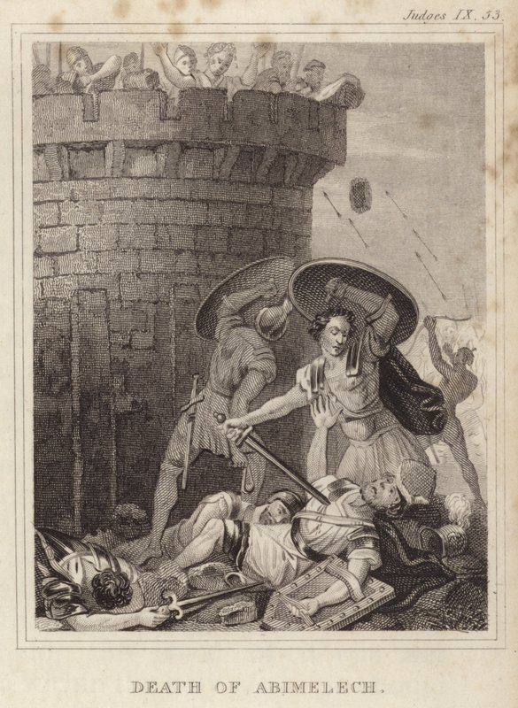Tod von Abimelech von English School
