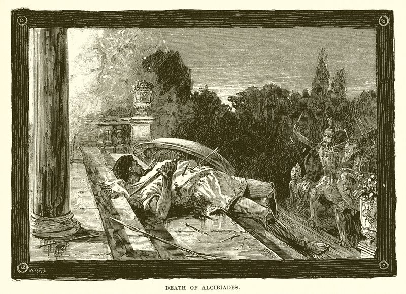 Tod des Alkibiades von English School