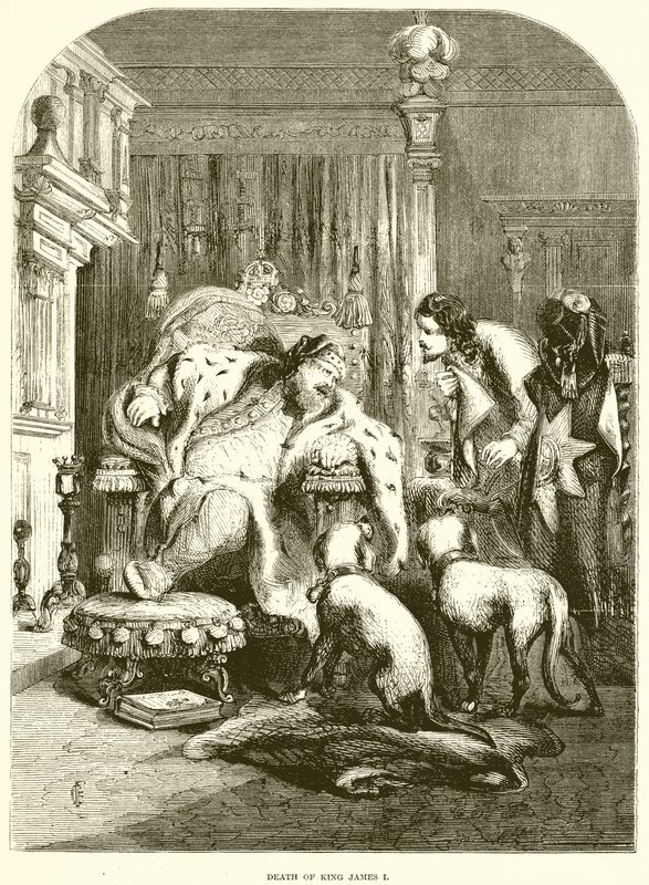Tod von König James I. von English School
