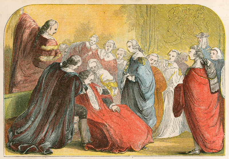 Tod des Earl of Chatham von English School
