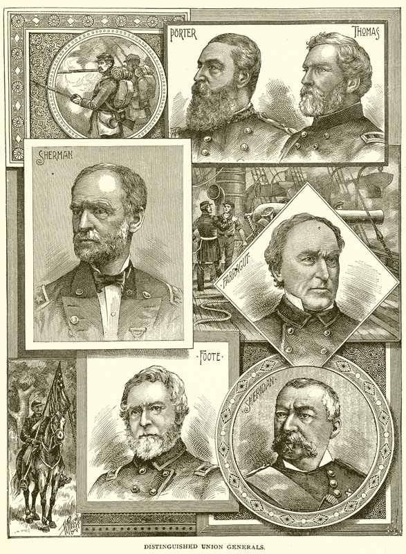 Berühmte Generäle der Union von English School