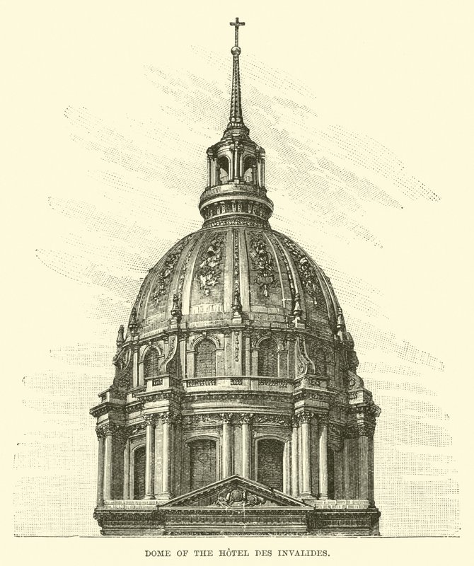 Kuppel des Hôtel des Invalides von English School