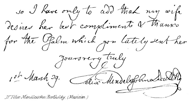 Dr Felix Mendelssohn Bartholdy (Musiker) von English School