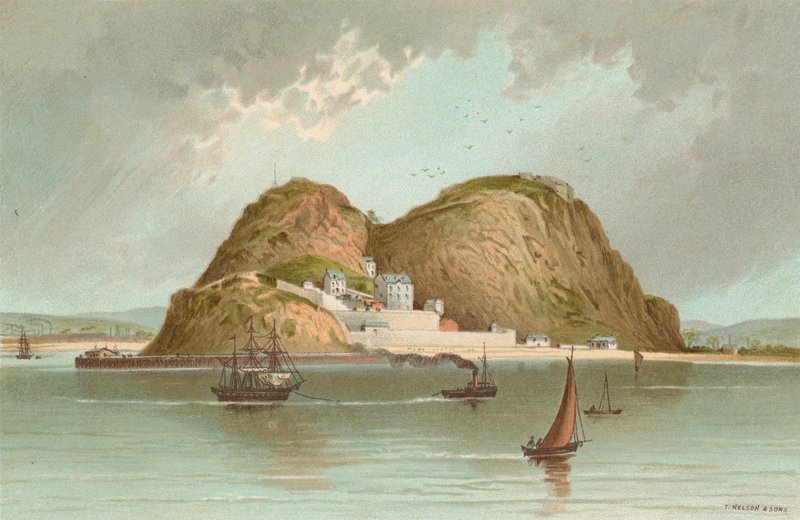 Dumbarton Castle von English School