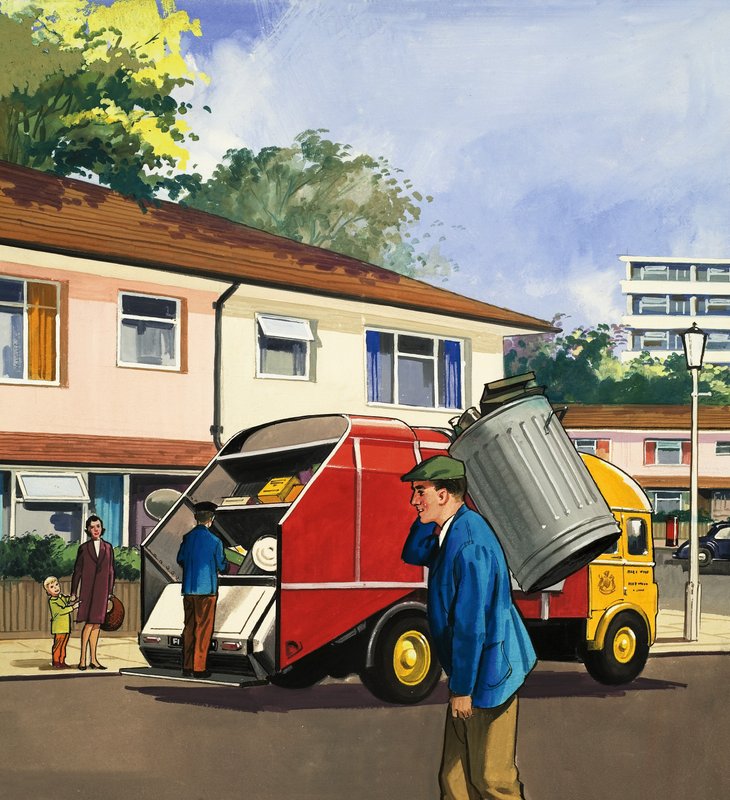 Müllmänner von English School