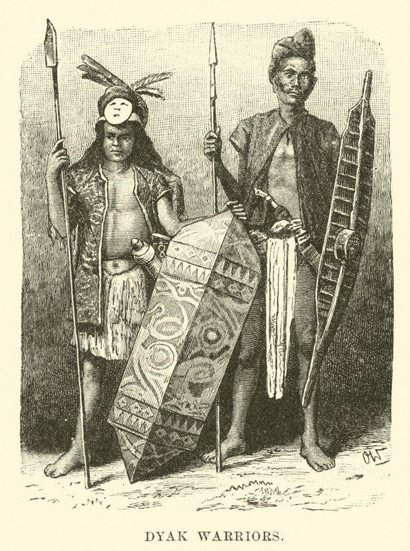 Dyak-Krieger von English School