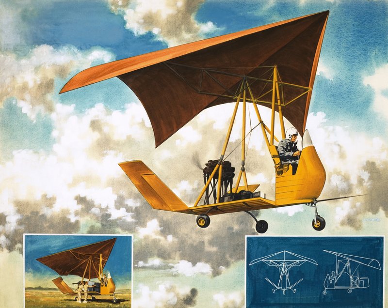 Frühe Flugmaschine von English School