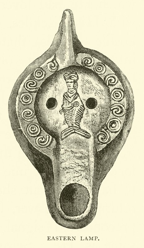 Östliche Lampe von English School