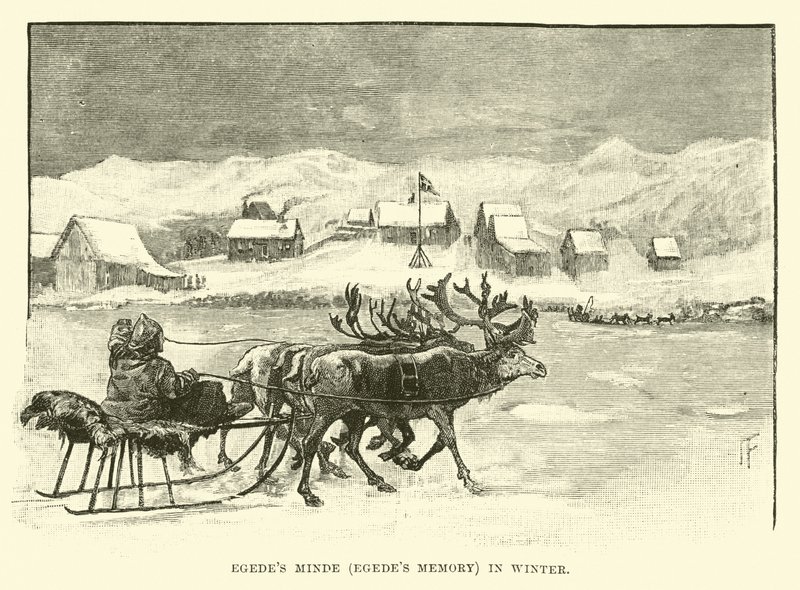 Egedes Minde im Winter von English School