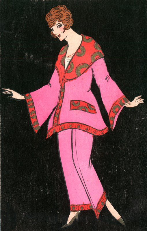 Elegante Frau von English School