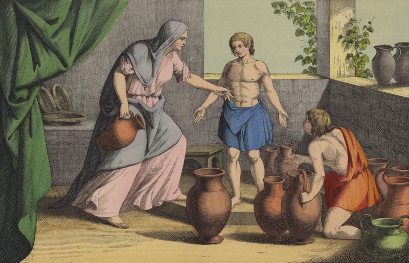 Elija vermehrt das Öl der Witwe von English School