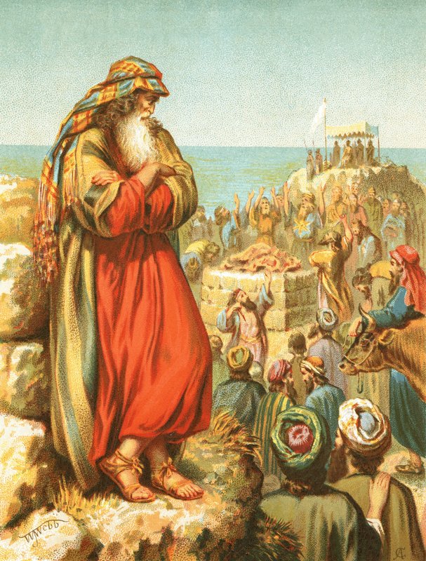 Elia auf dem Karmel von English School