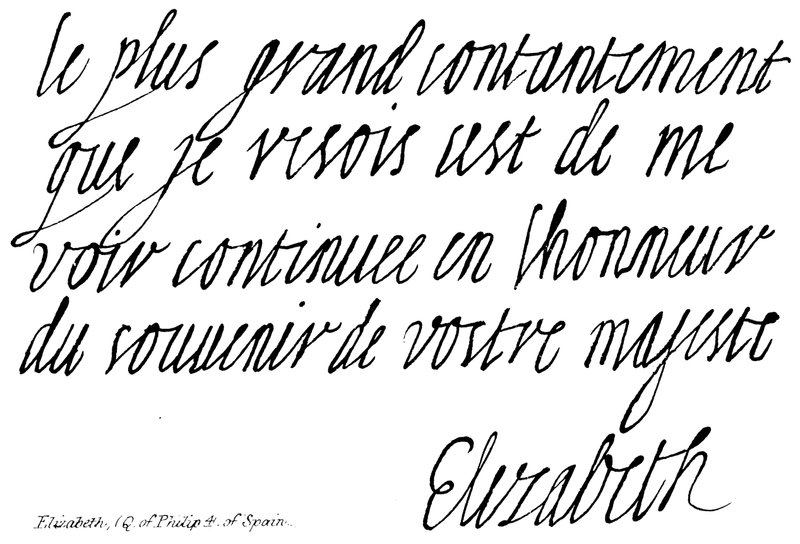 Elisabeth, Königin von Philipp IV. von Spanien von English School