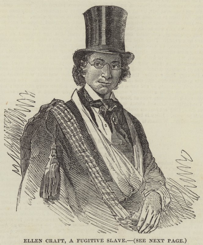 Ellen Craft, eine flüchtige Sklavin von English School